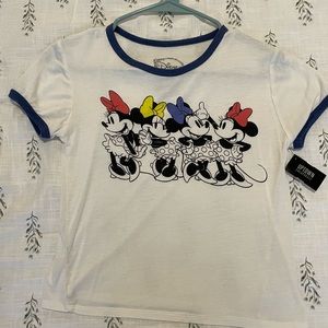 Womens Disney Minnie Mouse Crop Top. Size S.